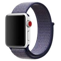 Ремешок Nylon для Apple watch 42/44/45mm (Синий / Midnight blue) Ремешок Nylon для Apple watch 42/44/45mm (Синий / Midnight blue)