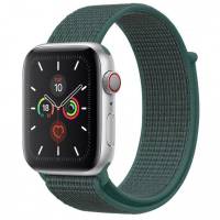 Ремешок Nylon для Apple watch 42/44/45mm (Зеленый / Pine green) Ремешок Nylon для Apple watch 42/44/45mm (Зеленый / Pine green)