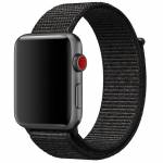 Ремешок Nylon для Apple watch 42/44/45mm (Черный / Black)
