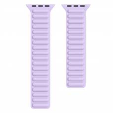 Ремешок Silicone Link для Apple watch 38/40/41mm (Сиреневый / Dasheen) Ремешок Silicone Link для Apple watch 38/40/41mm (Сиреневый / Dasheen)