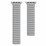 Ремешок Silicone Link для Apple watch 38/40/41mm (Серый / Dark Gray)