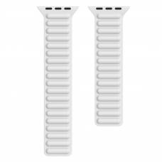 Ремешок Silicone Link для Apple watch 38/40/41mm (Белый / White) Ремешок Silicone Link для Apple watch 38/40/41mm (Белый / White)