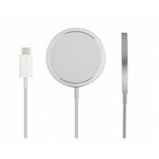 Беспроводное зарядное устройство MagSafe Charger 15W для iPhone/AirPods with Logo