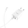 Зарядний пристрій HOCO C62A (2USB/2.1A) + USB - Lightning Зарядний пристрій HOCO C62A (2USB/2.1A) + USB - Lightning