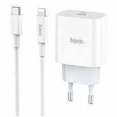 Зарядний пристрій HOCO C76A PD (1Type-C/20W) + Type-C - Lightning Зарядний пристрій HOCO C76A PD (1Type-C/20W) + Type-C - Lightning