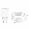 Зарядний пристрій HOCO C76A PD (1Type-C/20W) + Type-C - Lightning Зарядний пристрій HOCO C76A PD (1Type-C/20W) + Type-C - Lightning