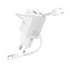 Сетевое зарядное устройство HOCO N13 PD30W+ QC3.0 (1USB/1Type-C/3A) + Type-C - Type-C