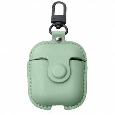 Чехол Leather Bag для AirPods 2/1 (Мятный) Чехол Leather Bag для AirPods 2/1 (Мятный)