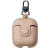 Чехол Leather Bag для AirPods 2/1 (Бежевый)