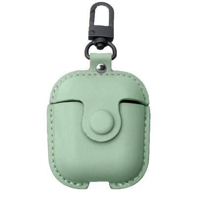 Чохол Leather Bag для AirPods 2/1 (М'ятний)