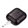 Чехол Leather Case для AirPods 2/1 (Black) Чехол Leather Case для AirPods 2/1 (Black)