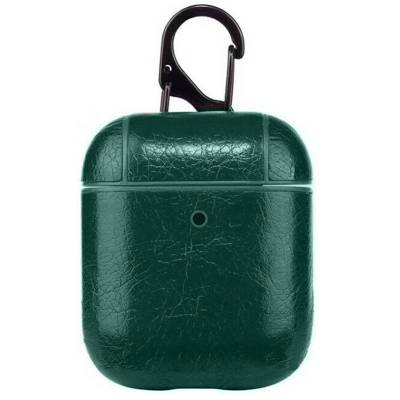 Чехол Leather Case для AirPods 2/1 (Green)