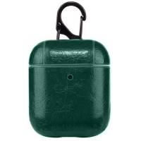 Чехол Leather Case для AirPods 2/1 (Green) Чехол Leather Case для AirPods 2/1 (Green)