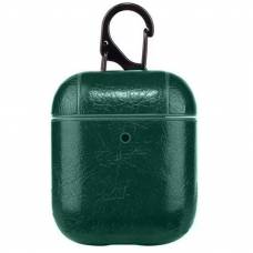 Чехол Leather Case для AirPods 2/1 (Green) Чехол Leather Case для AirPods 2/1 (Green)