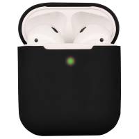 Чехол Silicone Full для AirPods 2/1 (Black)