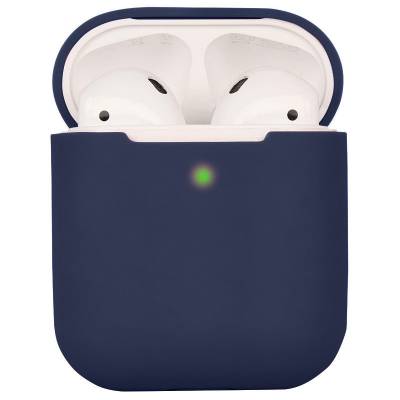Чехол Silicone Full для AirPods 2/1 (Mitnight Blue)