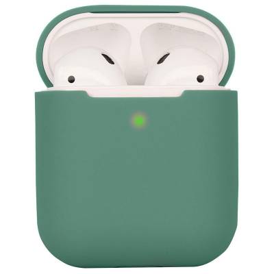 Чехол Silicone Full для AirPods 2/1 (Pine Green)