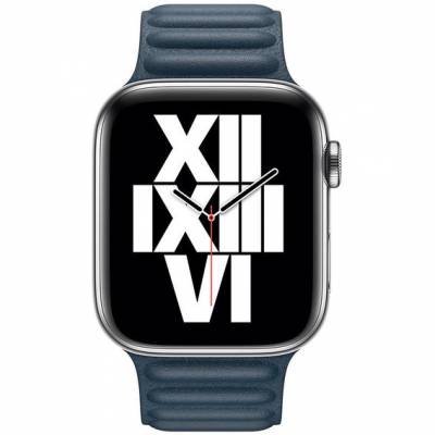 Ремешок Leather Link Apple Watch 42/44/45 mm (Baltic Blue) Ремешок Leather Link Apple Watch 42/44/45 mm (Baltic Blue)