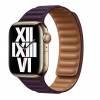 Ремінець Leather Link Apple Watch 42/44/45 mm (Dark Cherry)