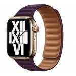 Ремешок Leather Link Apple Watch 38/40/41 mm (Dark Cherry)