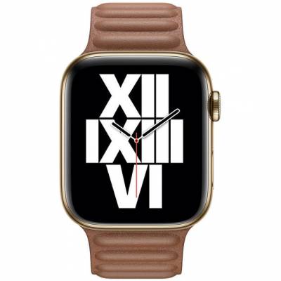 Ремінець Leather Link Apple Watch 42/44/45 mm (Saddle Brown) Ремінець Leather Link Apple Watch 42/44/45 mm (Saddle Brown)