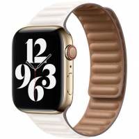 Ремешок Leather Link Apple Watch 42/44/45 mm (White) Ремешок Leather Link Apple Watch 42/44/45 mm (White)