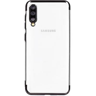 Чехол Electroplating TPU Case Samsung Galaxy A30s (Черный)