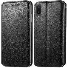 Чохол книжка шкіряна Mandala (PU) Samsung Galaxy A02 (Чорний) Чохол книжка шкіряна Mandala (PU) Samsung Galaxy A02 (Чорний)