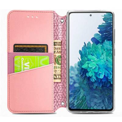 Чехол книжка кожаный Mandala (PU) Samsung Galaxy A02 (Розовый) Чехол книжка кожаный Mandala (PU) Samsung Galaxy A02 (Розовый)