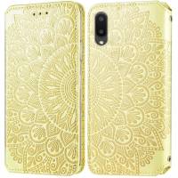 Чехол книжка кожаный Mandala (PU) Samsung Galaxy A02 (Золотой) Чехол книжка кожаный Mandala (PU) Samsung Galaxy A02 (Золотой)