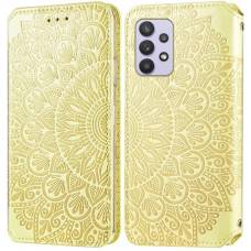 Чохол книжка шкіряна Mandala (PU) Samsung Galaxy A72 (Золотий) Чохол книжка шкіряна Mandala (PU) Samsung Galaxy A72 (Золотий)
