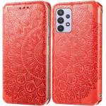 Чохол книжка шкіряна Mandala (PU) Samsung Galaxy A72 (Червоний)
