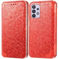 Чехол книжка кожаный Mandala (PU) Samsung Galaxy A72 (Красный) Чехол книжка кожаный Mandala (PU) Samsung Galaxy A72 (Красный)