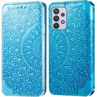 Чехол книжка кожаный Mandala (PU) Samsung Galaxy A72 (Синий) Чехол книжка кожаный Mandala (PU) Samsung Galaxy A72 (Синий)