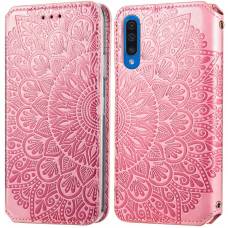 Чехол книжка кожаный Mandala (PU) Samsung Galaxy A30s (Розовый) Чехол книжка кожаный Mandala (PU) Samsung Galaxy A30s (Розовый)