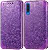 Чохол книжка шкіряна Mandala (PU) Samsung Galaxy A50 (Фіолетовий)