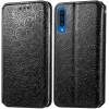 Чохол книжка шкіряна Mandala (PU) Samsung Galaxy A50 (Чорний)