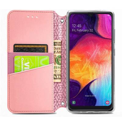 Чохол книжка шкіряна Mandala (PU) Samsung Galaxy A50 (Рожевий) Чохол книжка шкіряна Mandala (PU) Samsung Galaxy A50 (Рожевий)
