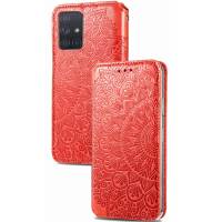 Чохол книжка шкіряна Mandala (PU) Samsung Galaxy A51 (Червоний) Чохол книжка шкіряна Mandala (PU) Samsung Galaxy A51 (Червоний)