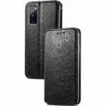 Чехол книжка кожаный Mandala (PU) Samsung Galaxy S20 FE (Черный)