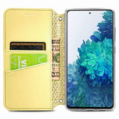 Чехол книжка кожаный Mandala (PU) Samsung Galaxy S20 FE (Золотой) Чехол книжка кожаный Mandala (PU) Samsung Galaxy S20 FE (Золотой)