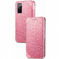 Чехол книжка кожаный Mandala (PU) Samsung Galaxy S20 FE (Розовый) Чехол книжка кожаный Mandala (PU) Samsung Galaxy S20 FE (Розовый)