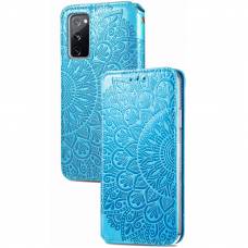 Чехол книжка кожаный Mandala (PU) Samsung Galaxy S20 FE (Синий) Чехол книжка кожаный Mandala (PU) Samsung Galaxy S20 FE (Синий)