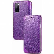 Чохол книжка шкіряна Mandala (PU) Samsung Galaxy S20 FE (Фіолетовий) Чохол книжка шкіряна Mandala (PU) Samsung Galaxy S20 FE (Фіолетовий)