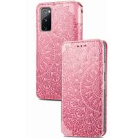 Чохол книжка шкіряна Mandala (PU) Samsung Galaxy S20 FE (Рожевий) Чохол книжка шкіряна Mandala (PU) Samsung Galaxy S20 FE (Рожевий)