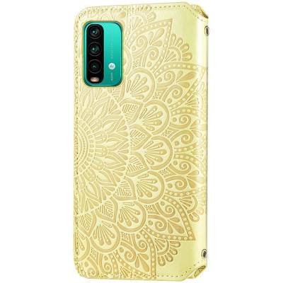 Чехол книжка кожаный Mandala (PU) Xiaomi Redmi 9T (Золотой) Чехол книжка кожаный Mandala (PU) Xiaomi Redmi 9T (Золотой)
