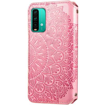 Чехол книжка кожаный Mandala (PU) Xiaomi Redmi 9T (Розовый) Чехол книжка кожаный Mandala (PU) Xiaomi Redmi 9T (Розовый)