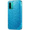 Чохол книжка шкіряна Mandala (PU) Xiaomi Redmi 9T (Синій) Чохол книжка шкіряна Mandala (PU) Xiaomi Redmi 9T (Синій)