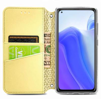Чехол книжка кожаный Mandala (PU) Xiaomi Mi 10T (Золотой) Чехол книжка кожаный Mandala (PU) Xiaomi Mi 10T (Золотой)