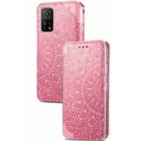 Чехол книжка кожаный Mandala (PU) Xiaomi Mi 10T Pro (Розовый) Чехол книжка кожаный Mandala (PU) Xiaomi Mi 10T Pro (Розовый)